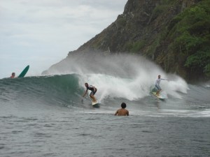 Imagine this wave for Sunday morning ;) My buddy Rob surfing Costa Rica in June of 2008, at Ollies.