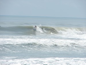 This was actually image 1 of a 3 shot sequence.  Officers Club on September 8 2011 from Hurricane Katia, after the swell had dropped a few feet by early afternoon.  Photos by Oldwaverider
