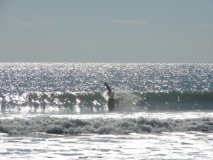 John obscured by the morning sun, Image 1 of 3 shot.  Photo by oldwaverider