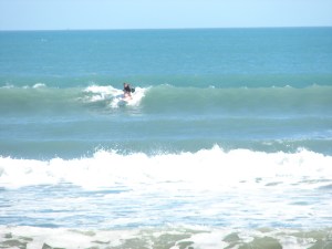 A sweet waist to rib high left.  Image 1 of 4 of Oldwaverider.  Photos by Mike Melito