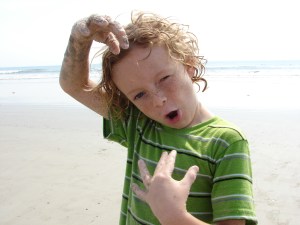 Chad's son Chase, typically, he is not this shy :)