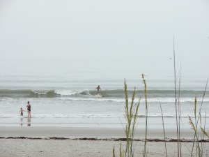 May 16, 2012, nice 1.5 foot groundswell at Johnson Ave.  New guy Chuck on a nice left, Image 3 of 5 shot sequence.