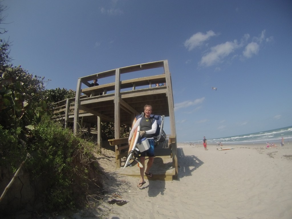 Chuck got a shot off of Oldwaverider, with his Go Pro Camera, at our favorite break, Hightowers